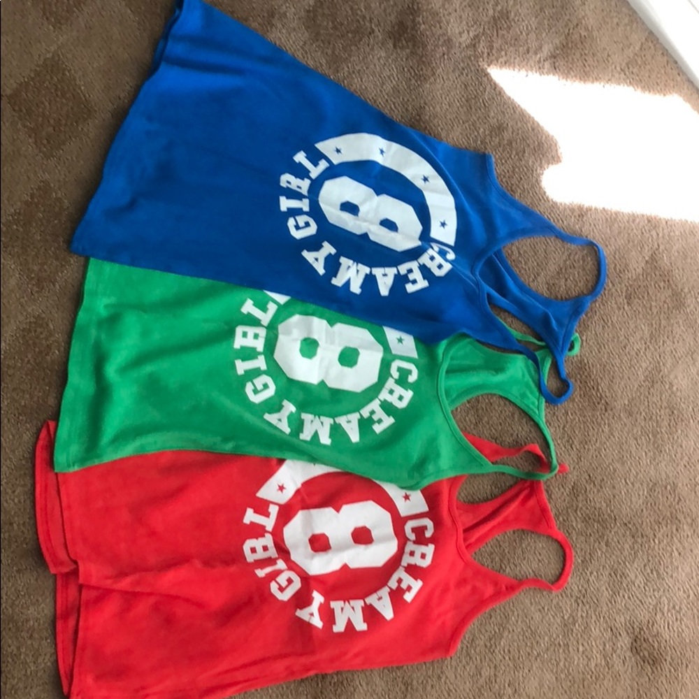 These are a three women’s tank tops from Korea.